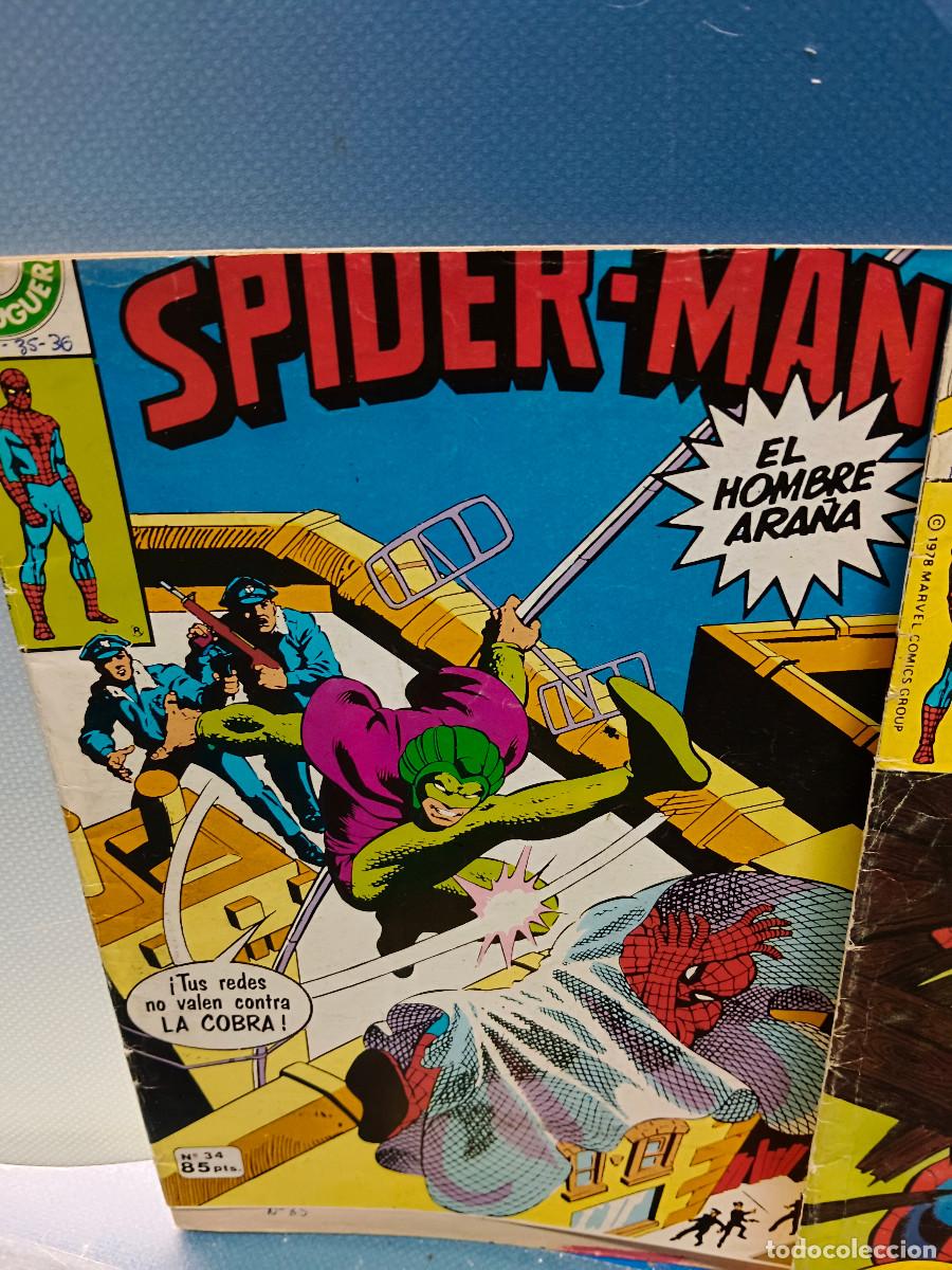 C&oacute;mics: spider-man, bruguera, n&uacute;meros 34, 35, 37, 38 y 65 - Foto 6