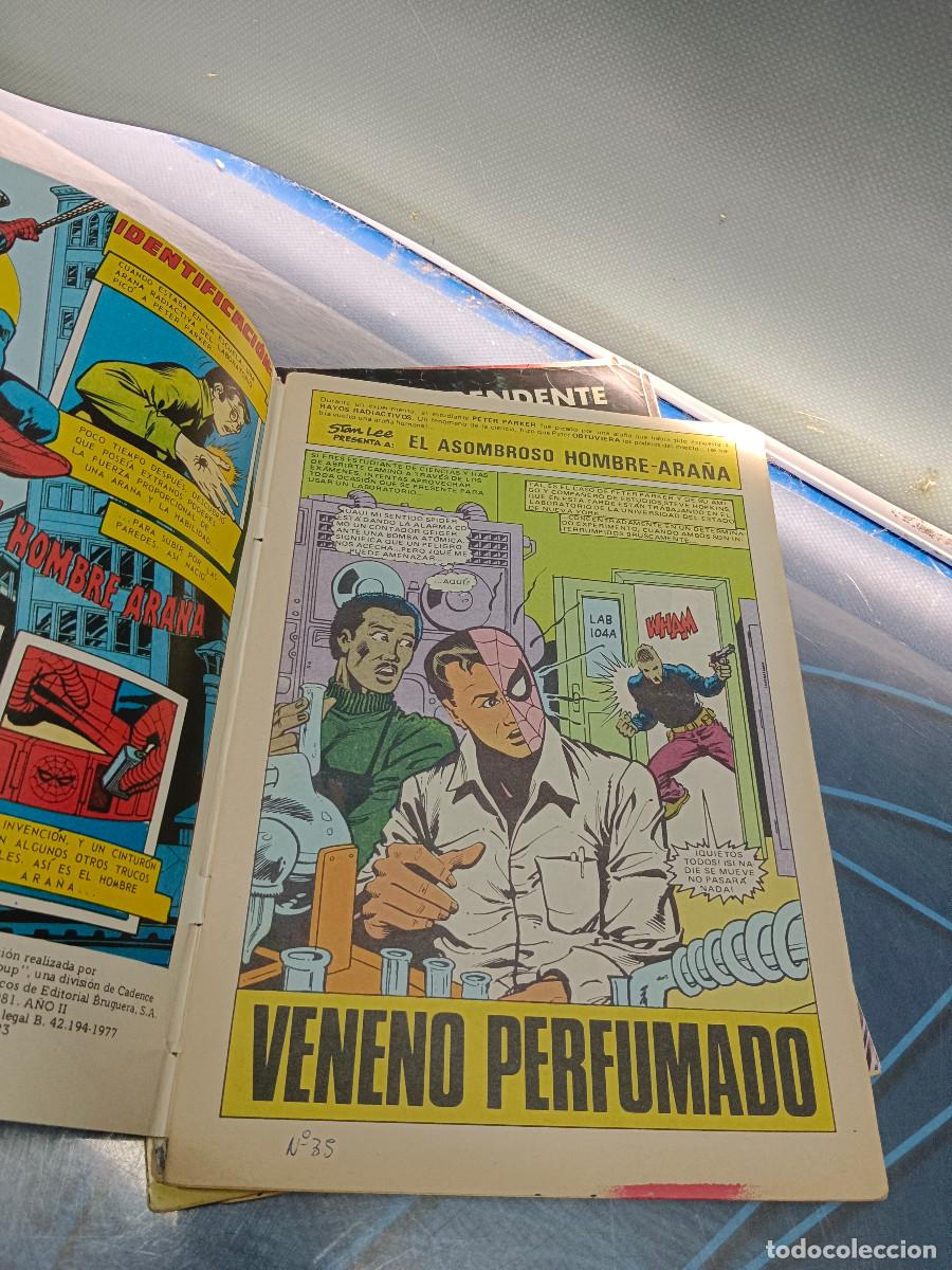 C&oacute;mics: spider-man, bruguera, n&uacute;meros 34, 35, 37, 38 y 65 - Foto 7