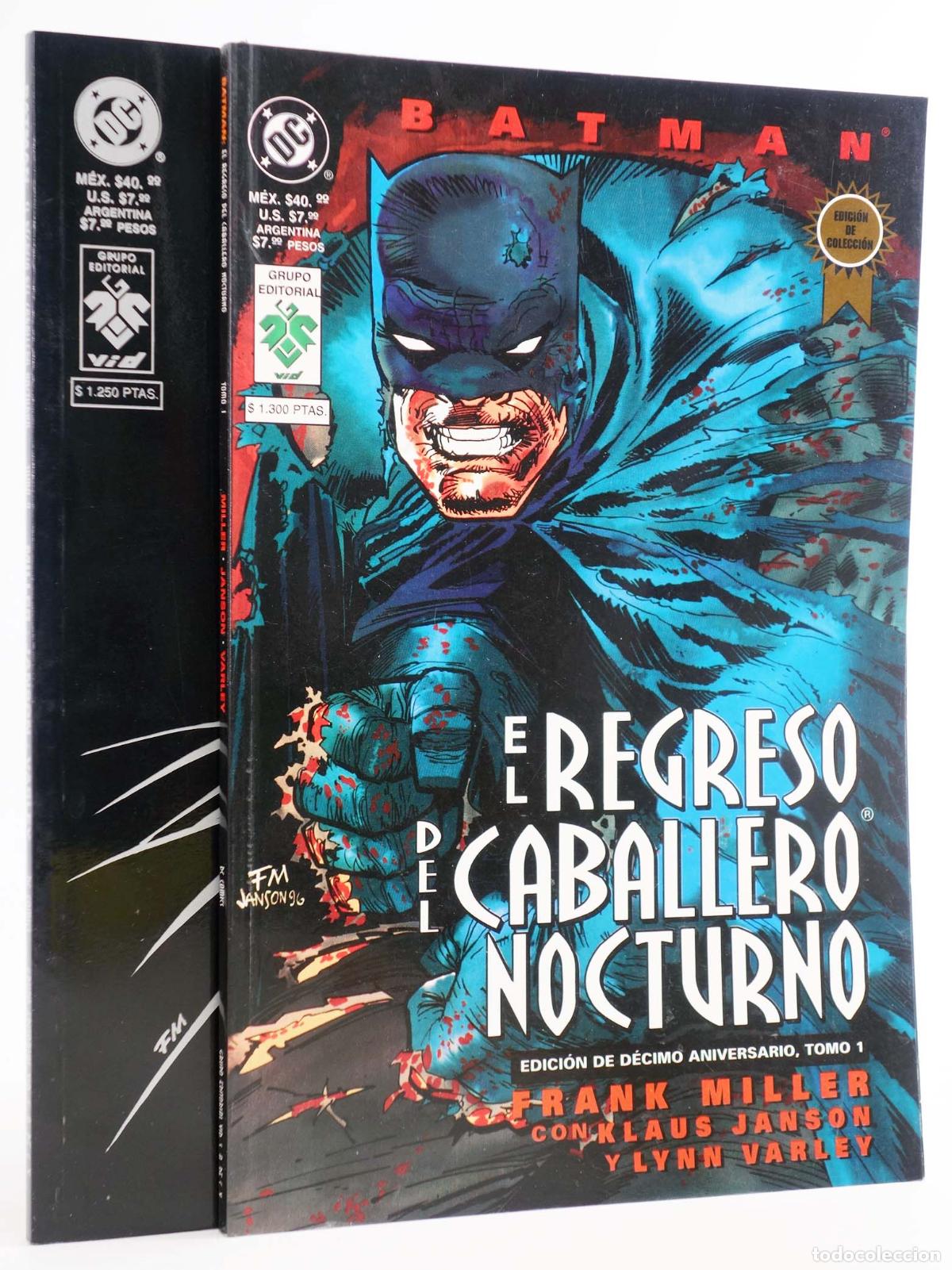 C&oacute;mics: BATMAN EL REGRESO DEL CABALLERO NOCTURNO 1 A 2. COMPLETA (Frank Miller/Klaus Janson/Lynn Varley)