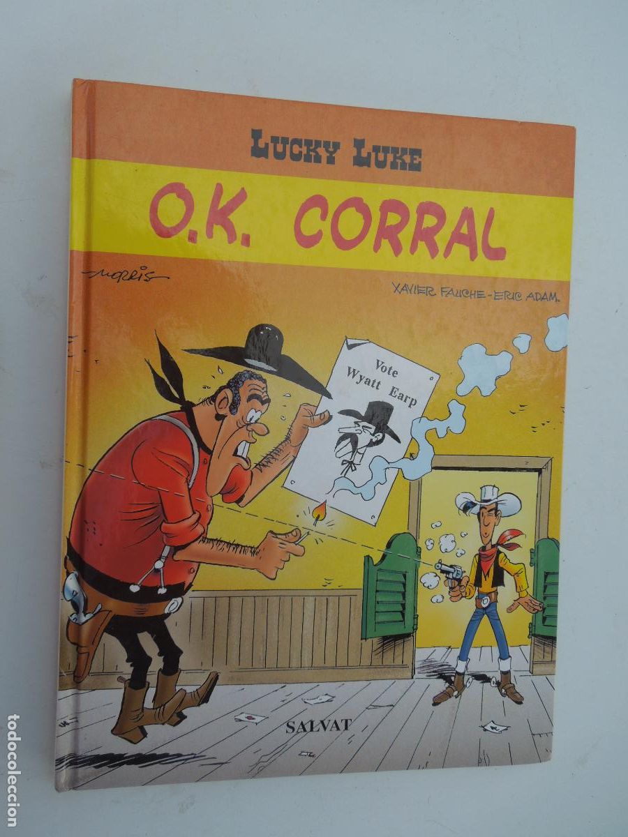 C&oacute;mics: LUCKY LUQUE - O.K. CORRAL - SALVAT -2000- PASTAS DURAS