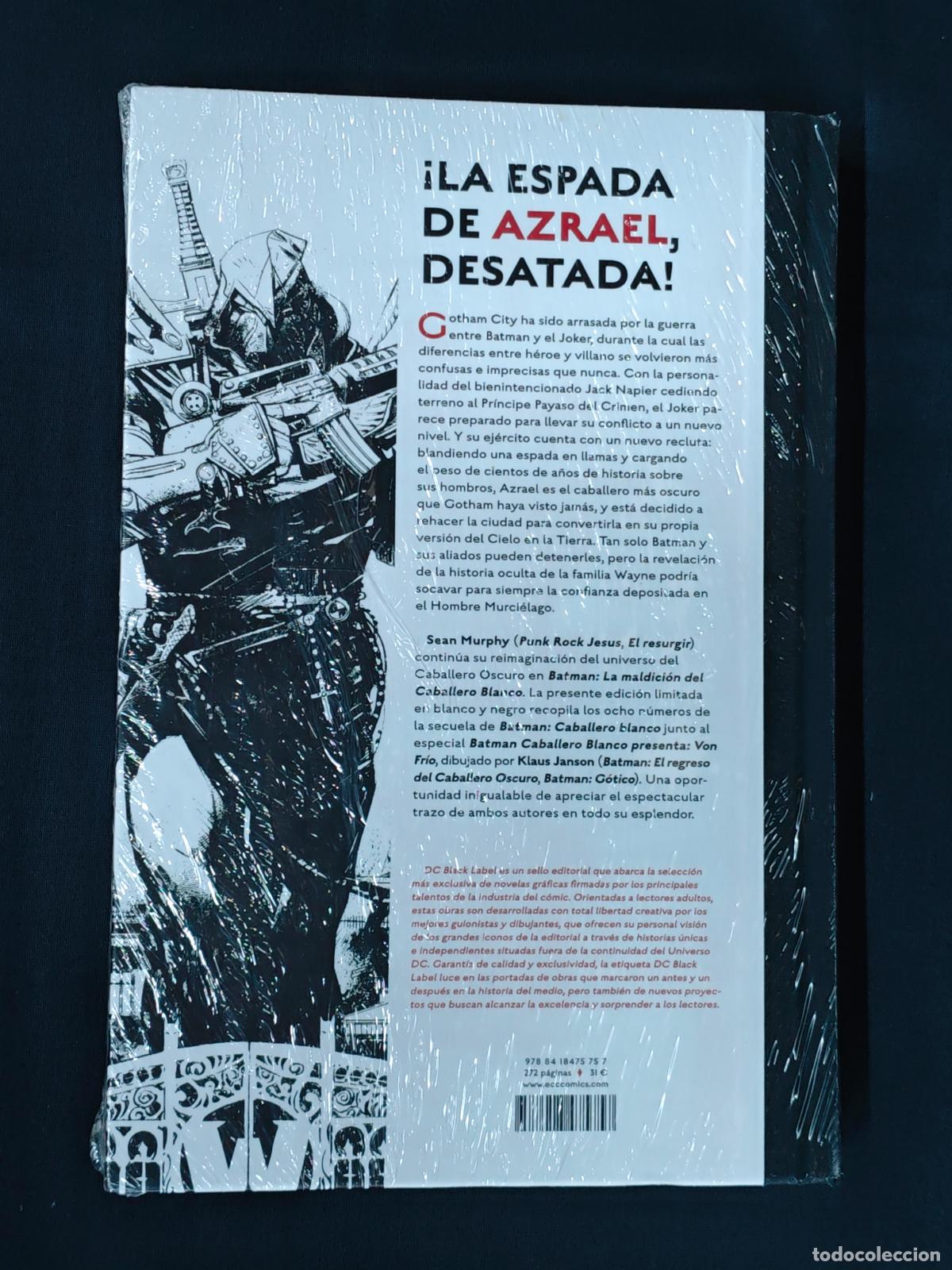 C&oacute;mics: PRECINTADO - BATMAN - LA MALDICION DEL CABALLERO BLANCO - ECC - Foto 2