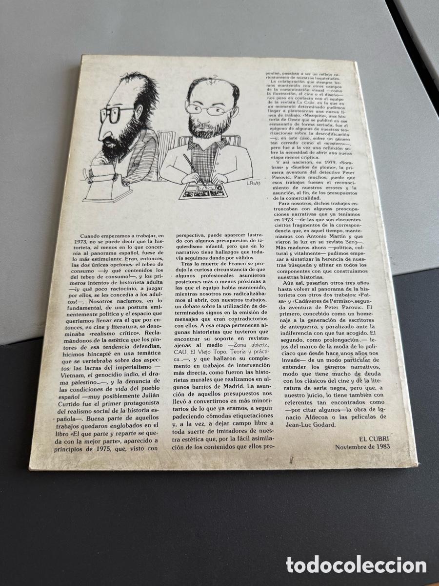 C&oacute;mics: SOMBRAS. EL CUBRI. PAPEL VIVO. DE LA TORRE - Foto 2