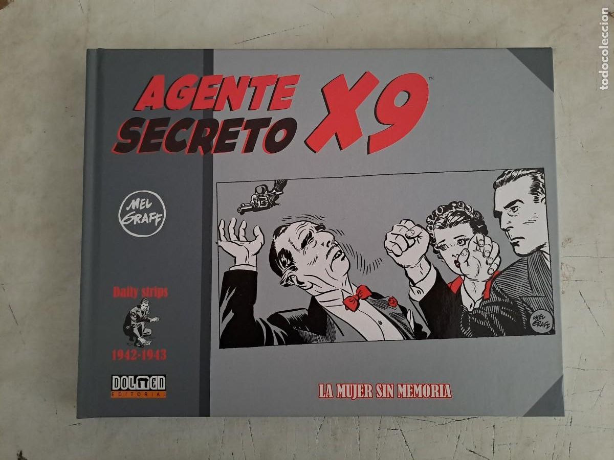 C&oacute;mics: Agente secreto X-9 1942-1943, la mujer sin memoria, Dolmen en perfecto estado Bolsa Da