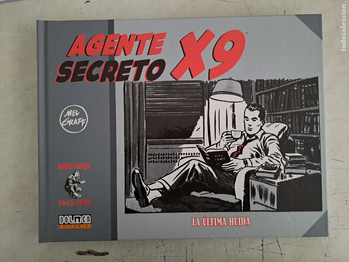C&oacute;mics: Agente secreto X-9 1943-1945, la ultima huida, Dolmen en perfecto estado Bolsa DA