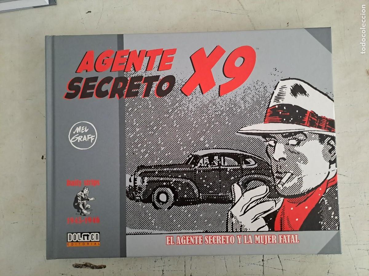C&oacute;mics: Agente secreto X-9 1945-1946, el agente secreto y la mujer fatal, Dolmen en perfecto estado Bolsa DA