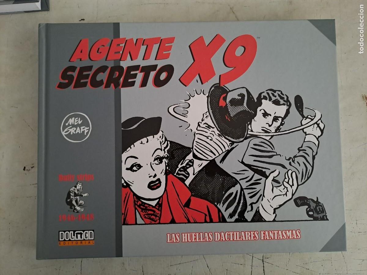 C&oacute;mics: Agente secreto X-9 1946-1948, las huellas dactilares fantasmas, Dolmen en perfecto estado Bolsa DA