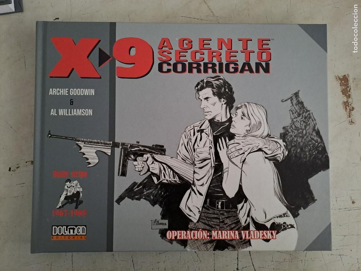 C&oacute;mics: Agente secreto Corrigan X-9 1967-1968, operaci&oacute;n Marina Vladesky, Dolmen en perfecto estado Bolsa DA