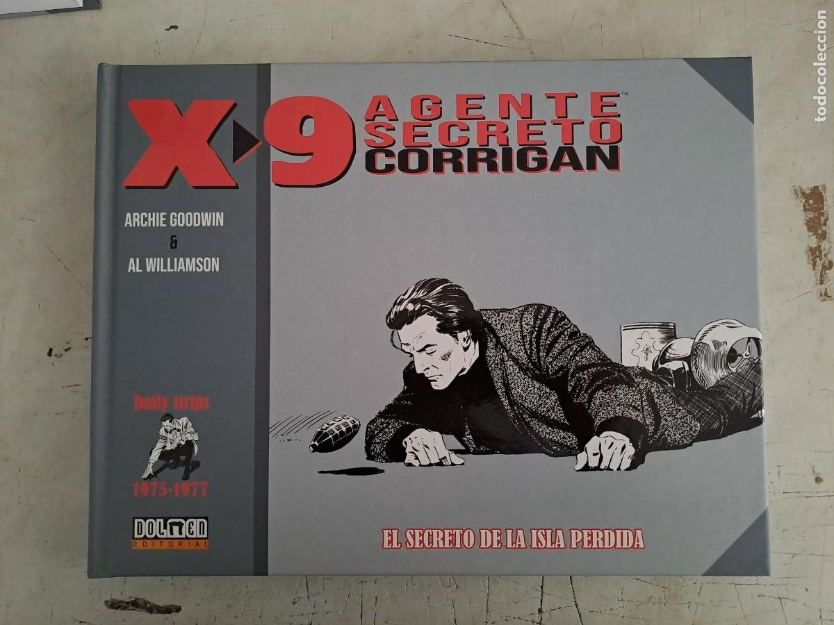 C&oacute;mics: Agente secreto Corrigan X-9 1975-1977, el secreto de la isla, Dolmen en perfecto estado Bolsa DA