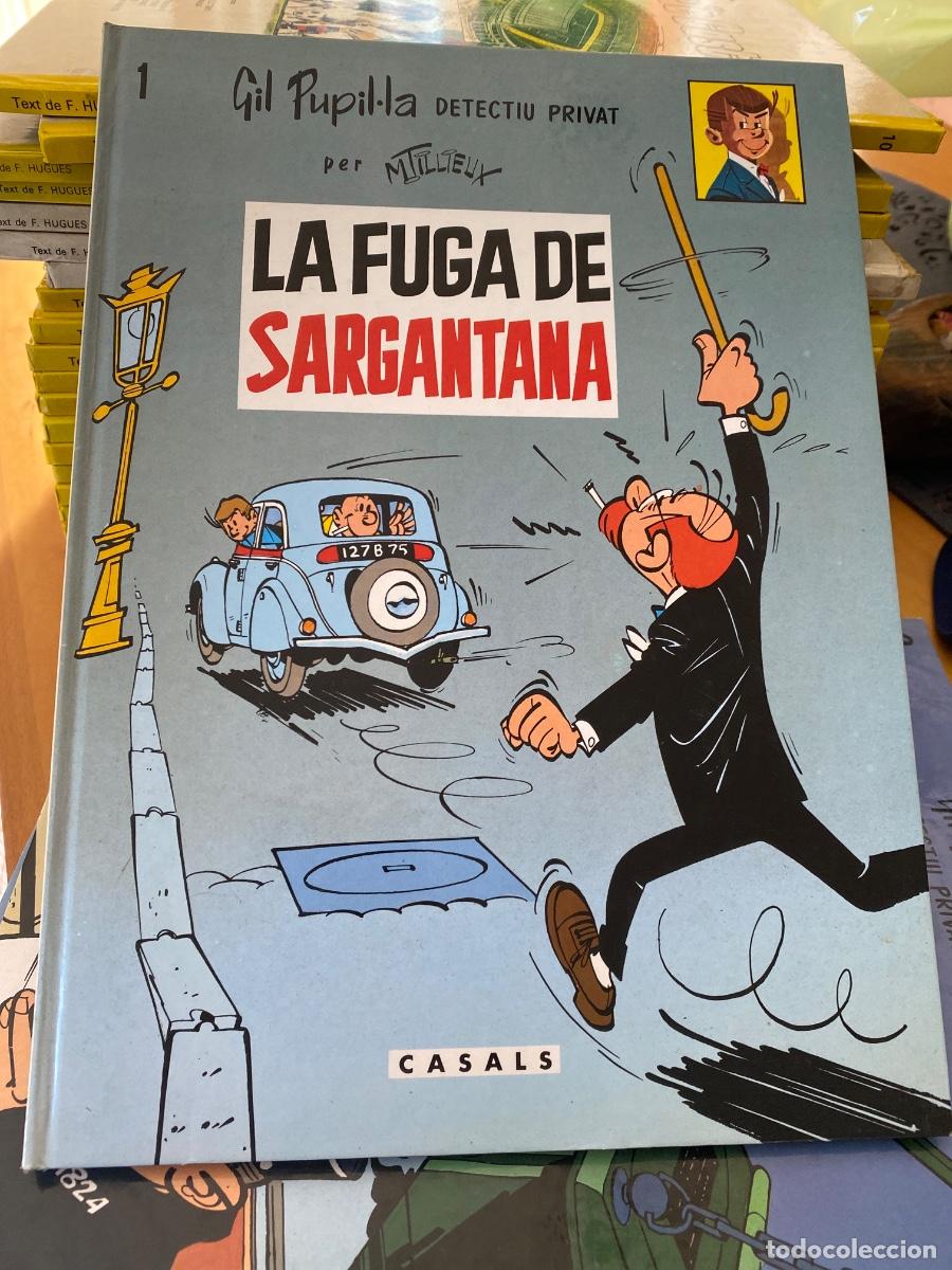 C&oacute;mics: GIL PUPIL-LA 1 LA FUGA DE SARGANTANA TILLIEUX ED. CASALS CARTONE EN CATALA