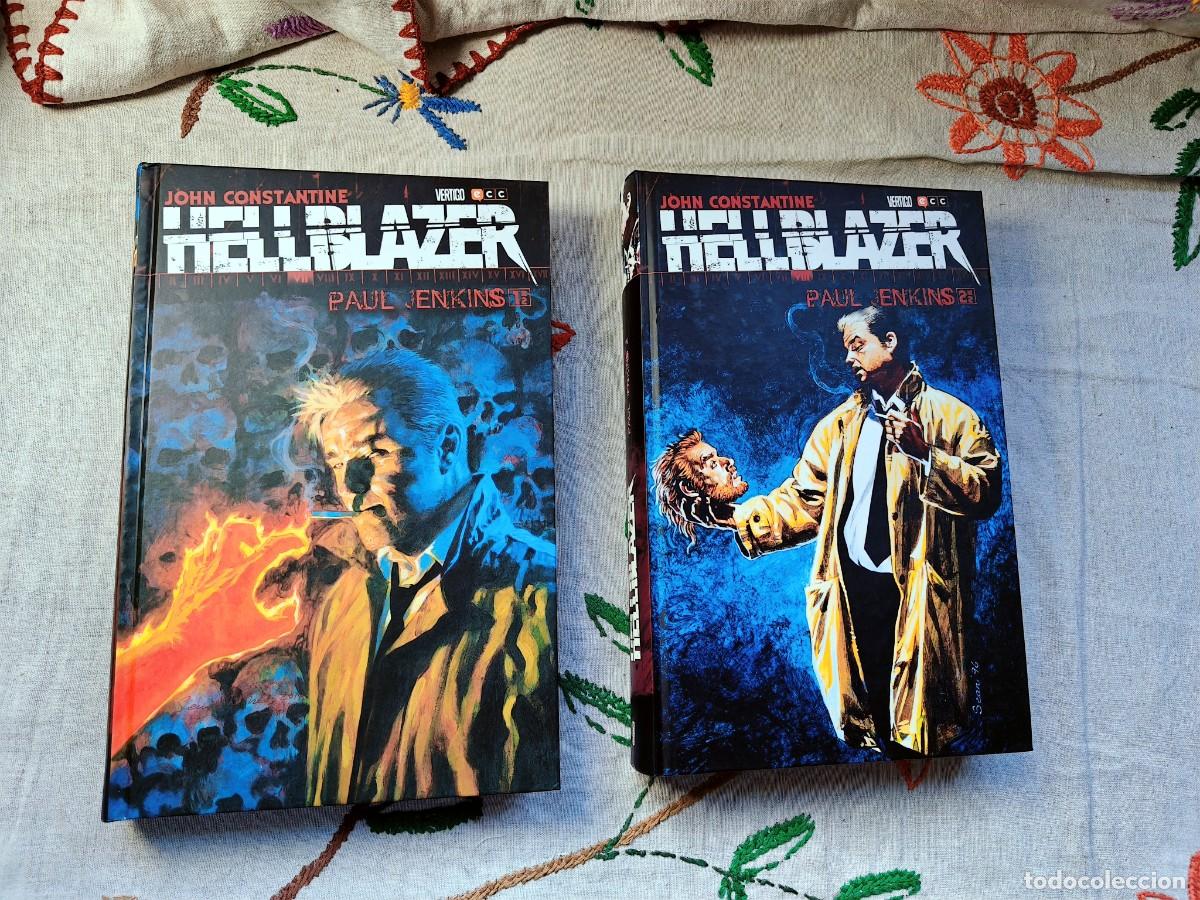 C&oacute;mics: John Constantine. Hellblazer: Paul Jenkins Vols. 1 y 2. V&eacute;rtigo, ECC. Edici&oacute;n en tapa dura.