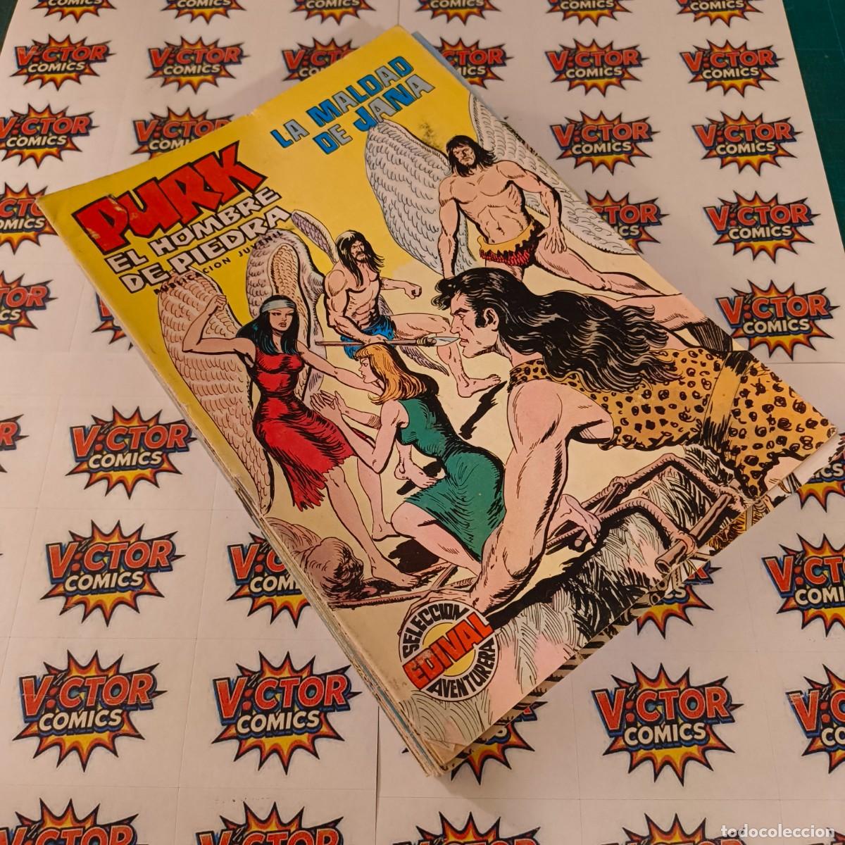 C&oacute;mics: Lote Purk el Hombre de Piedra 31 grapas a&ntilde;os 70