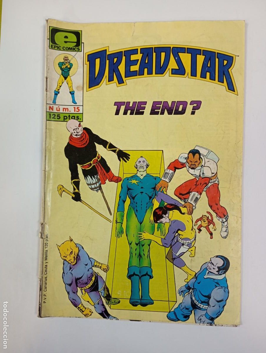 C&oacute;mics: DREADSTAR N&ordm; 15. THE END? EPIC COMICS. TDKR70