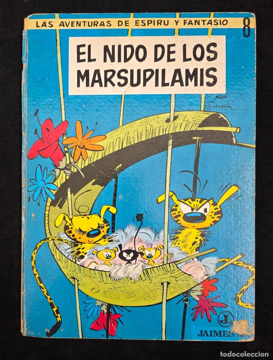 C&oacute;mics: L.244 C&oacute;mic vintage &ldquo;El Nido de los Marsupilamis&rdquo; &ndash; Spirou y Fantasio n&ordm; 8 &ndash; Franquin