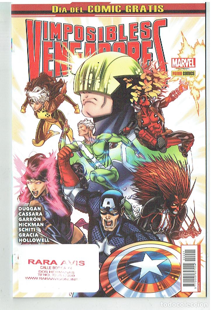 C&oacute;mics: DIA DEL COMIC GRATIS. IMPOSIBLES VENGADORES. MARVEL. PANINI COMICS. 2023. (B56.1)