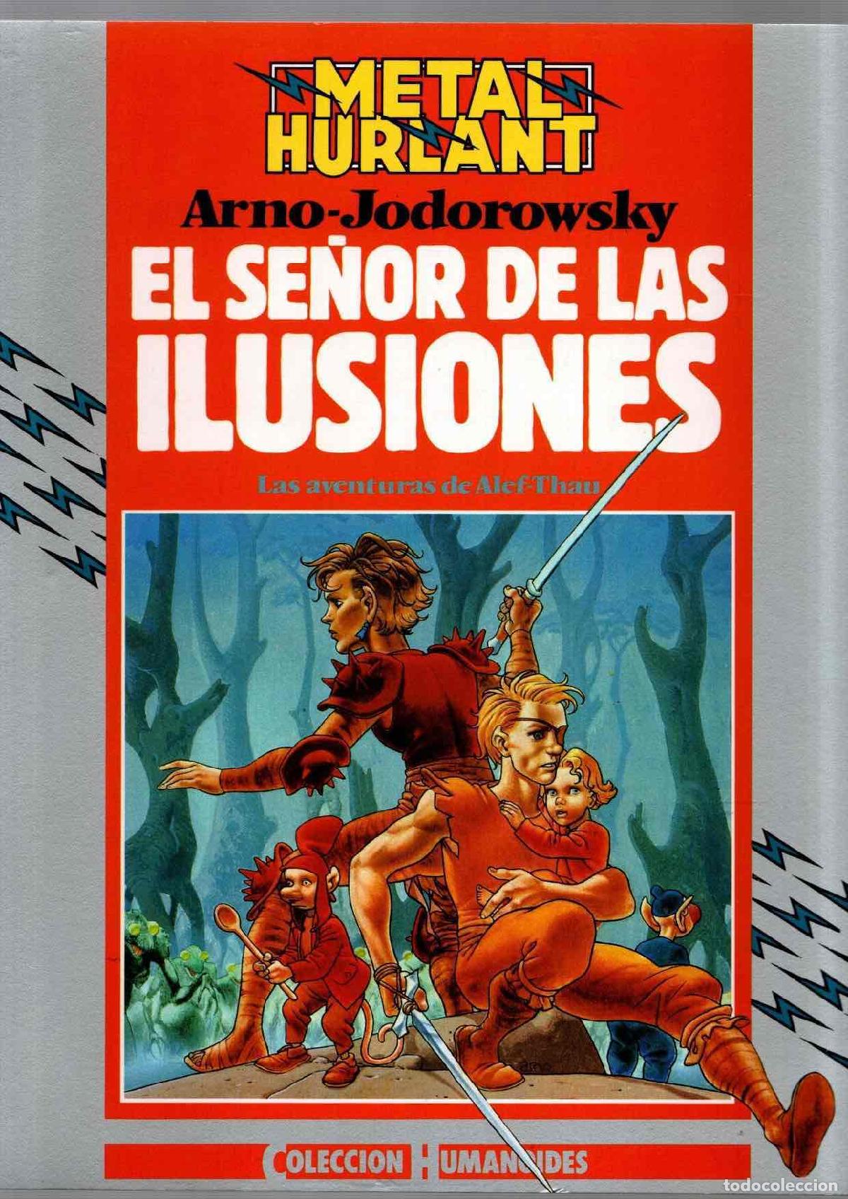C&oacute;mics: LAS AVENTURAS DE ALEF-THAU EL SE&Ntilde;OR DE LAS ILUSIONES. ARNO - JODOROWSKY. EUROCOMIC, 1989