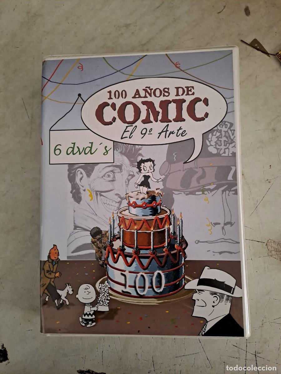 C&oacute;mics: 100 a&ntilde;os de comic, 6 dvd Bolsa DA
