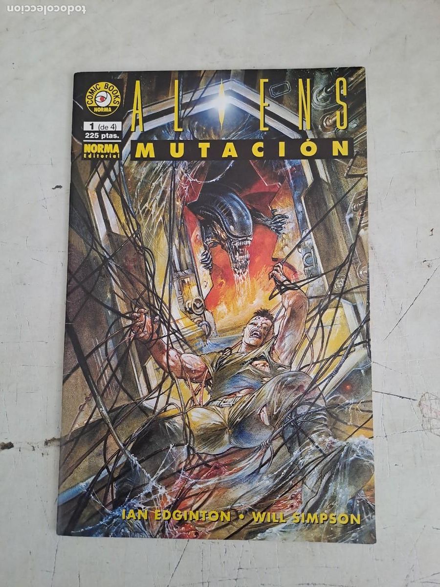 C&oacute;mics: Aliens mutaci&oacute;n completa 4 n&uacute;meros, Norma en muy buen estado Bolsa DA