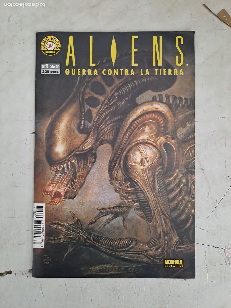 C&oacute;mics: Aliens guerra contra la tierra completa 4 n&uacute;meros, Norma en muy buen estado Bolsa DA