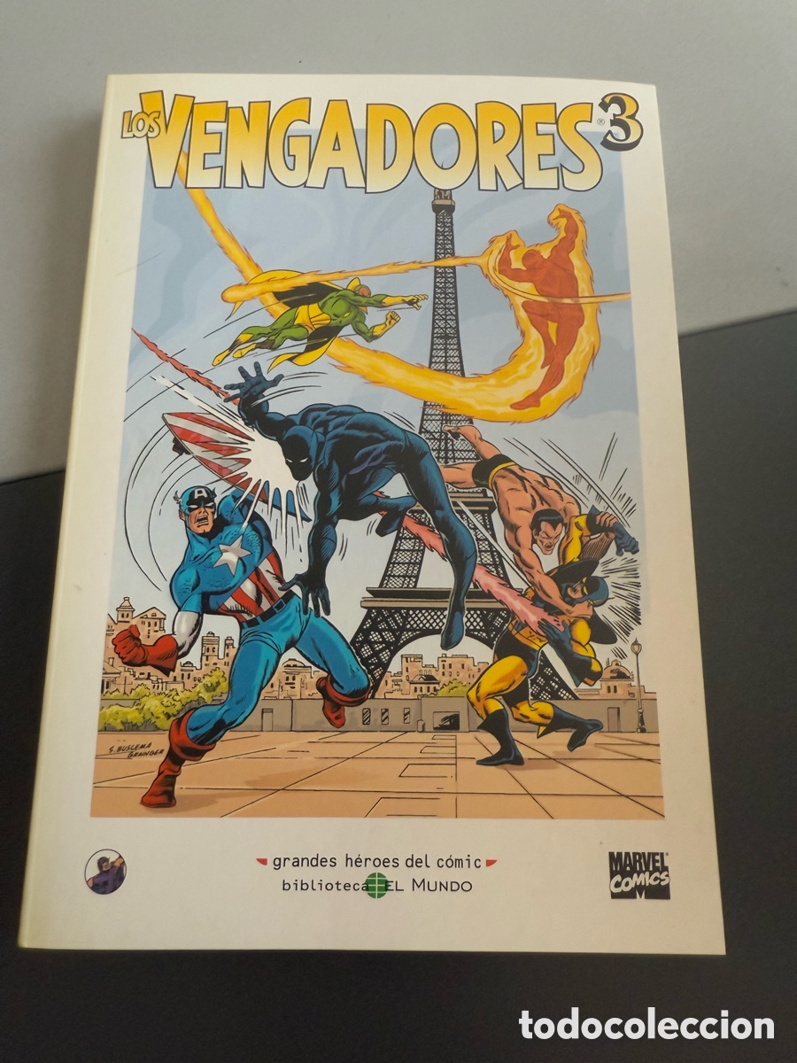 C&oacute;mics: LOS VENGADORES N 3. Biblioteca El Mundo N 40