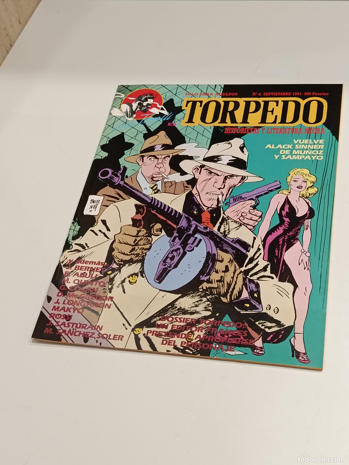 C&oacute;mics: LUCA TORELLI ES TORPEDO - EDICIONES MAKOKI 1991 - 4 NUMEROS OBRA COMPLETA - Foto 2