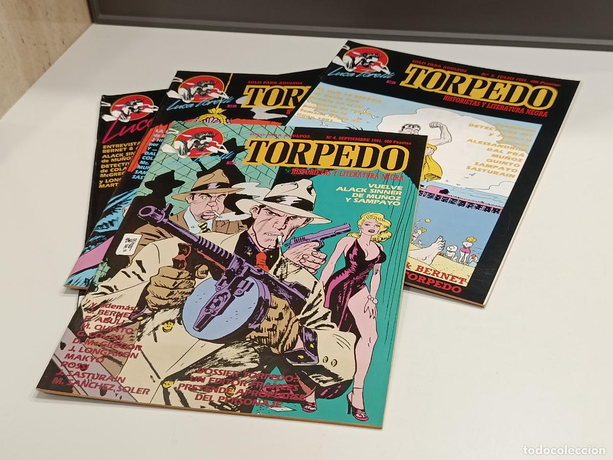 C&oacute;mics: LUCA TORELLI ES TORPEDO - EDICIONES MAKOKI 1991 - 4 NUMEROS OBRA COMPLETA