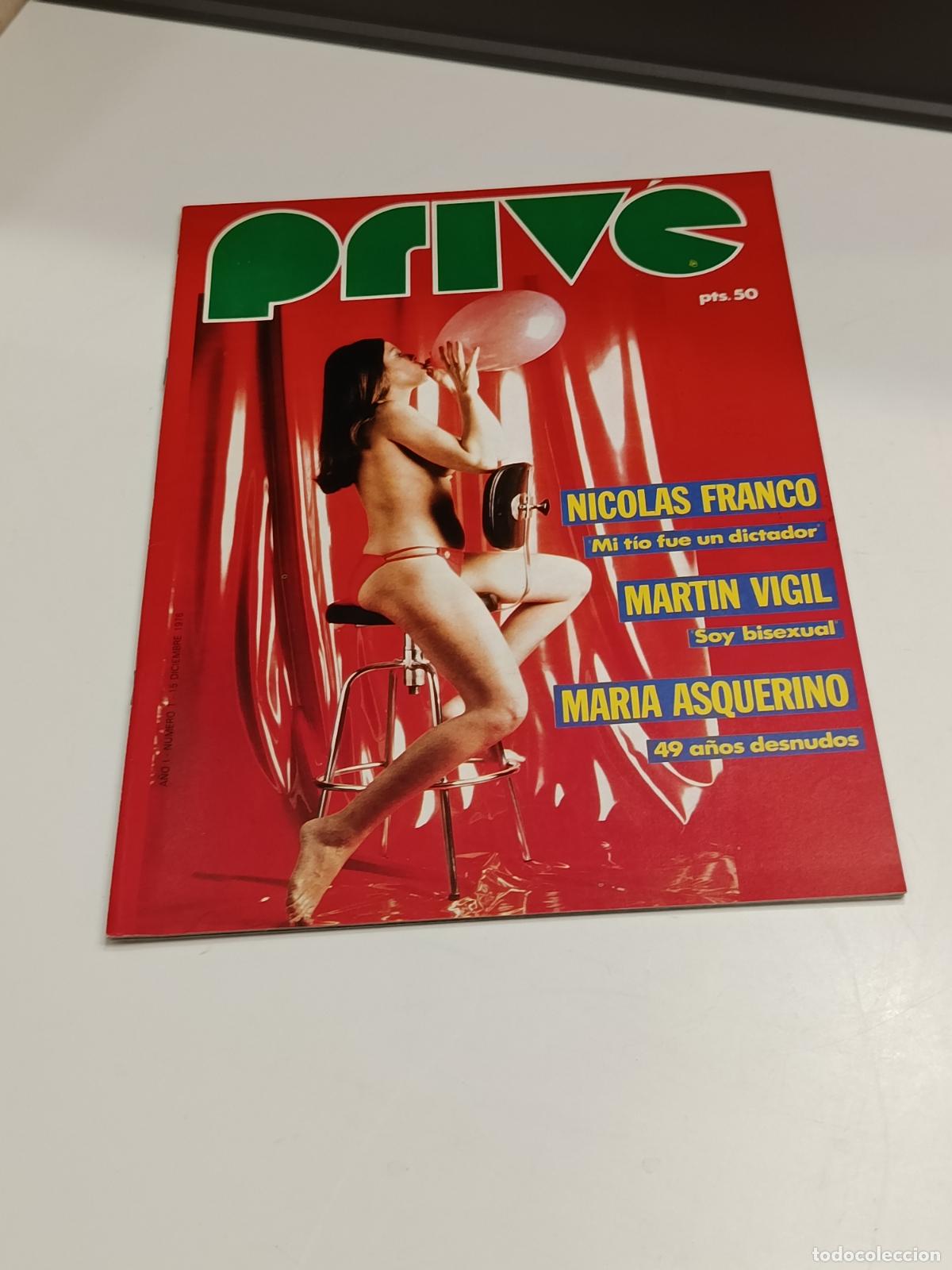 C&oacute;mics: REVISTA PRIVE - NICOLAS FRANCO MARTIN VIGIL MARIA ASQUERINO - n&ordm; 1 DICIEMBRE GRADESA 1976 - NUEVA