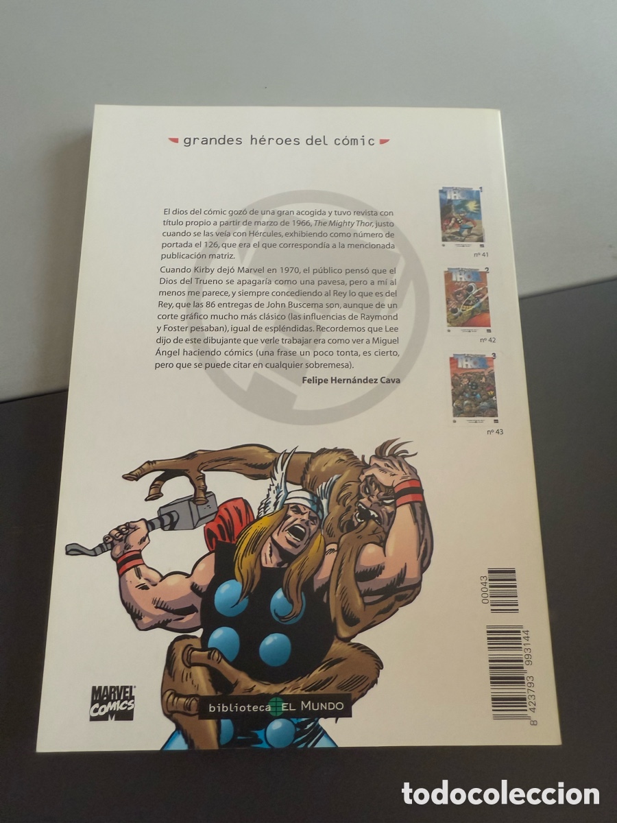 C&oacute;mics: El Poderoso THOR. N 3. Biblioteca El Mundo N 43 - Foto 2