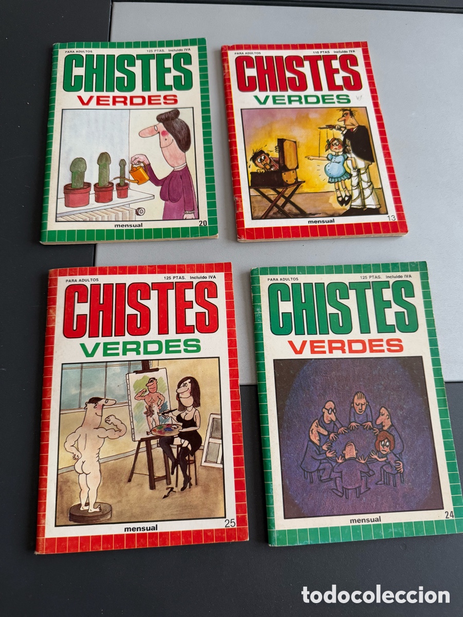 C&oacute;mics: 4x CHISTES VERDES. PARA ADULTOS