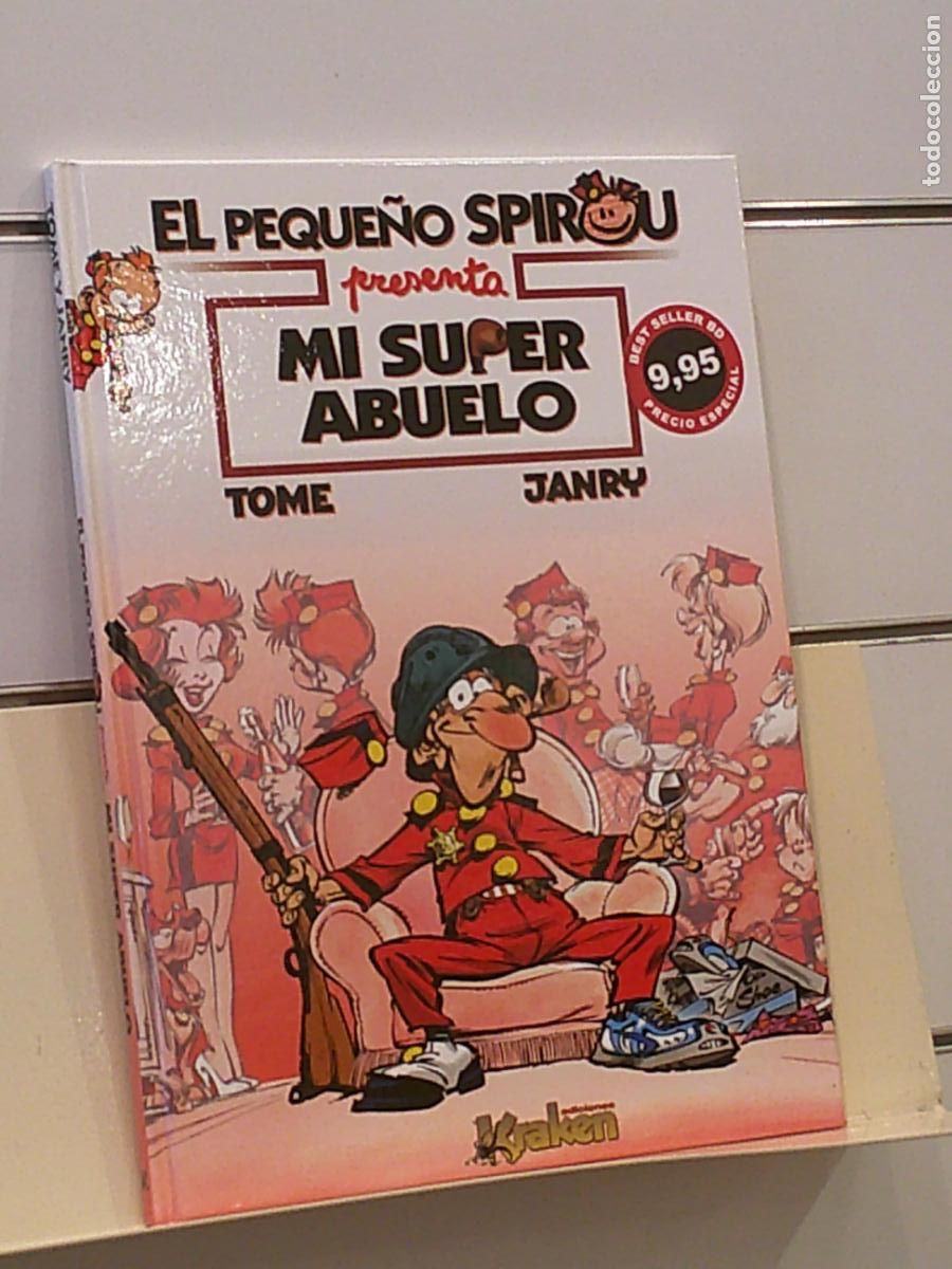 C&oacute;mics: EL PEQUE&Ntilde;O SPIROU PRESENTA MI SUPER ABUELO TOMO TAPA DURA - KRAKEN OFERTA