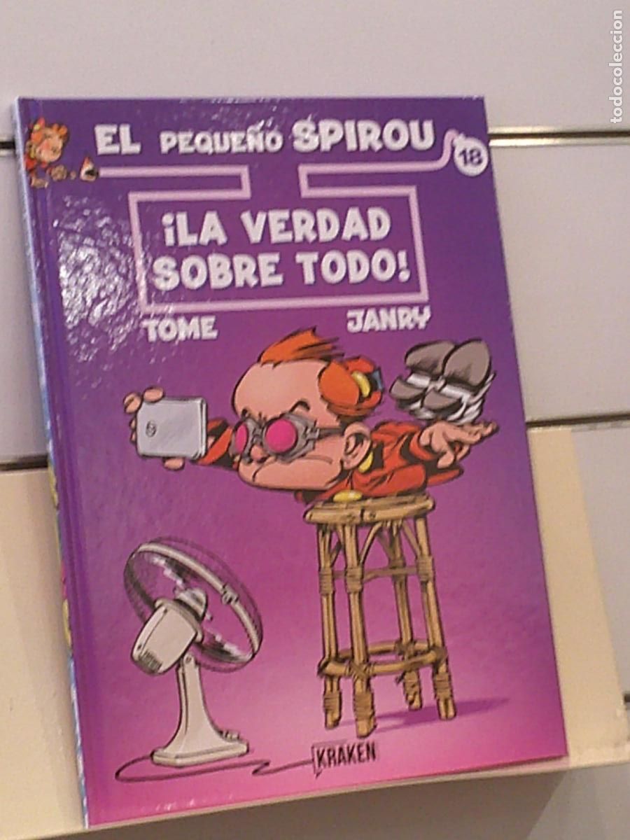 C&oacute;mics: EL PEQUE&Ntilde;O SPIROU N&ordm; 18 &iexcl;LA VERDAD SOBRE TODO! TOMO TAPA DURA - KRAKEN OFERTA