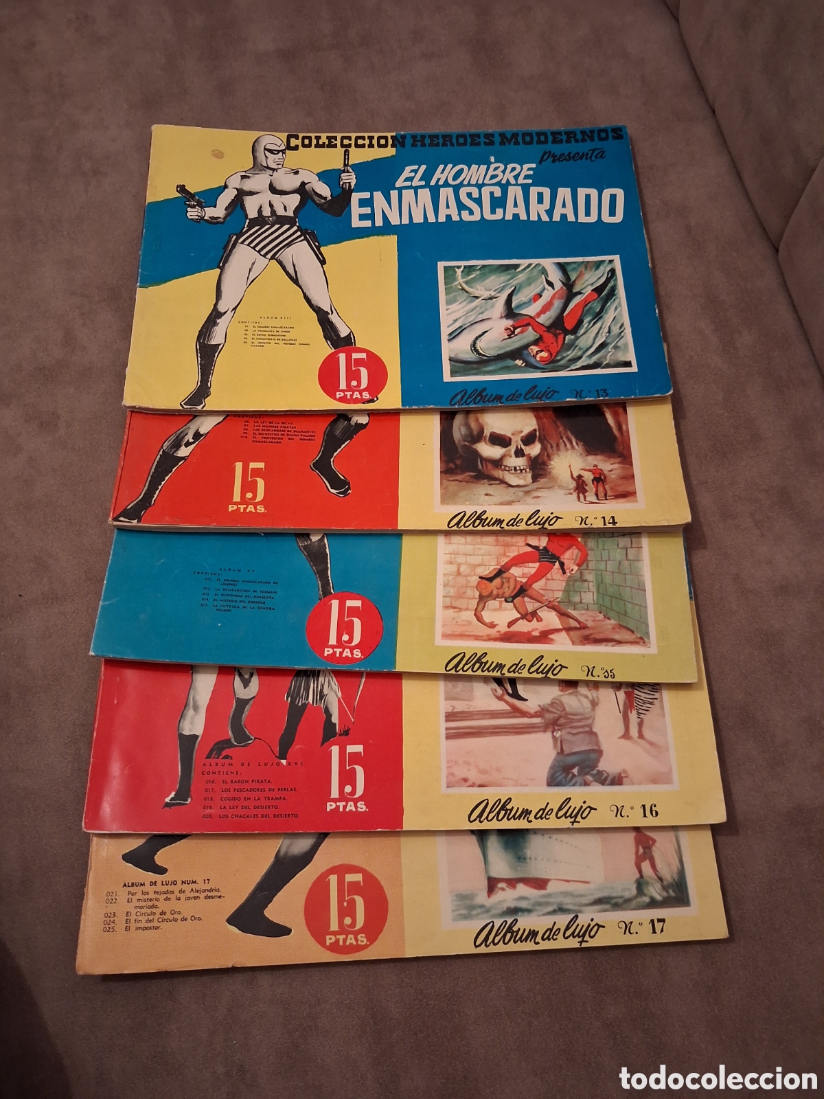 C&oacute;mics: el hombre enmascarado - num.13,14,15,16,17