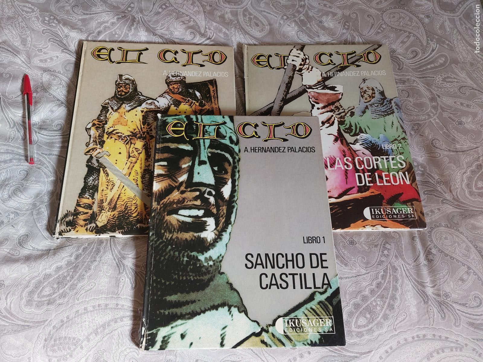C&oacute;mics: EL CID 1 - 2 Y 3 - SANCHO CASTILLA CORTES LE&Oacute;N TOMA DE COIMBRA - HERN&Aacute;NDEZ PALACIOS - IKUSAGER