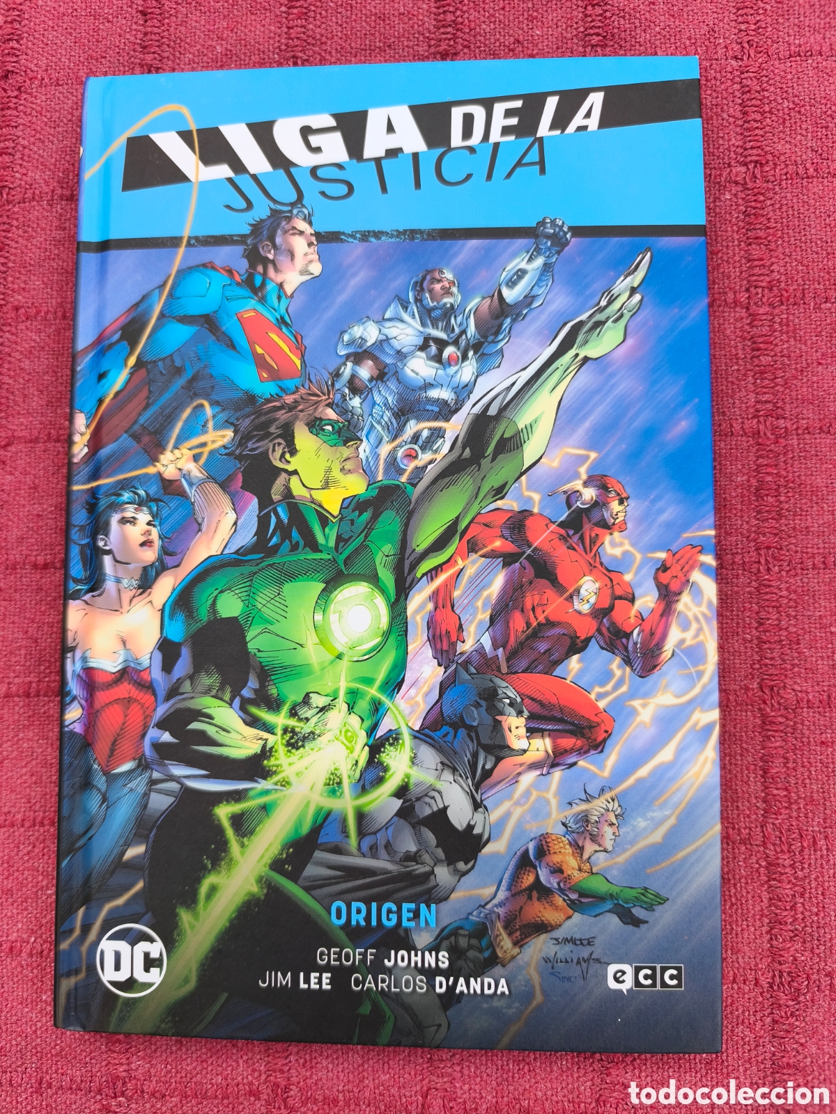 C&oacute;mics: LIGA DE LA JUSTICIA ORIGEN,SUPERMAN,FLASH, BATMAN, GREEN LANTER, WONDER WOMAN, GREEN ARROW COMIC DC