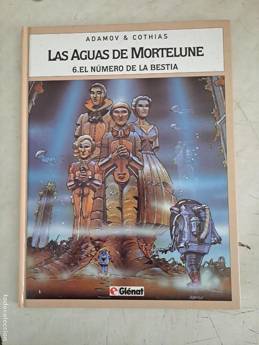 C&oacute;mics: Las aguas de Mortelune 6, el numero de la bestia, Glenat en perfecto estado Bolsa DA