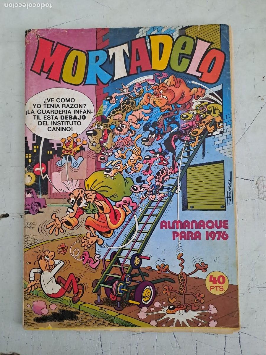 C&oacute;mics: Mortadelo, almanaque 1976, Bruguera