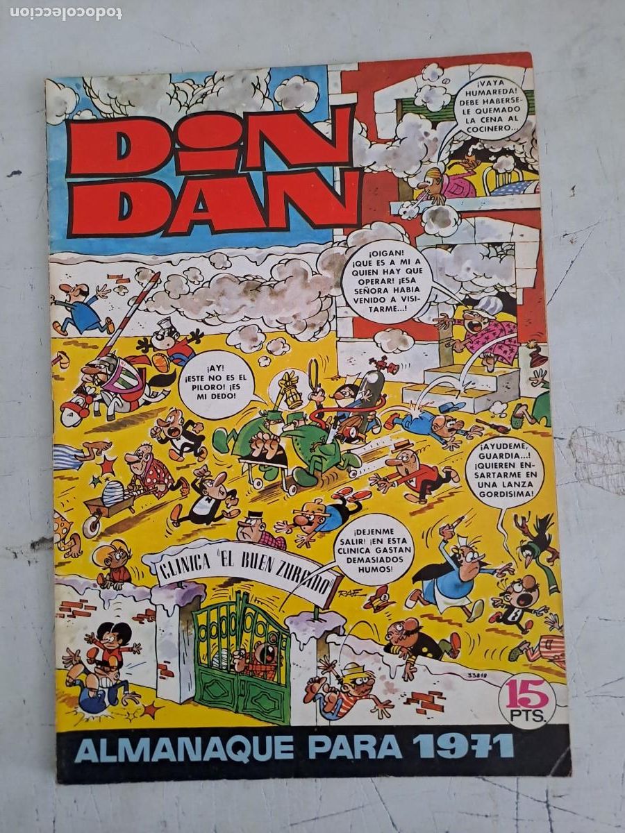 C&oacute;mics: Din Dan, almanaque 1971, Bruguera
