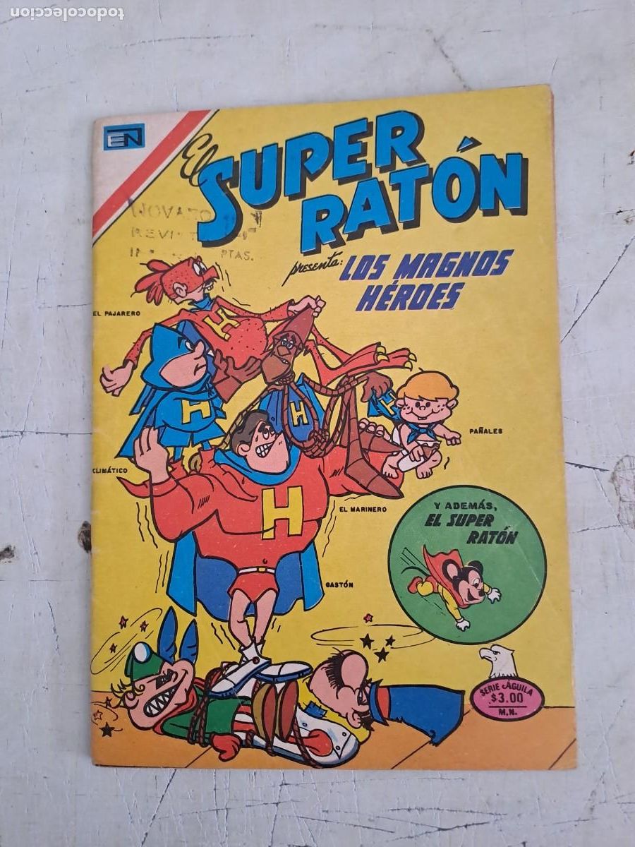 C&oacute;mics: Super rat&oacute;n 321, Novaro en buen estado