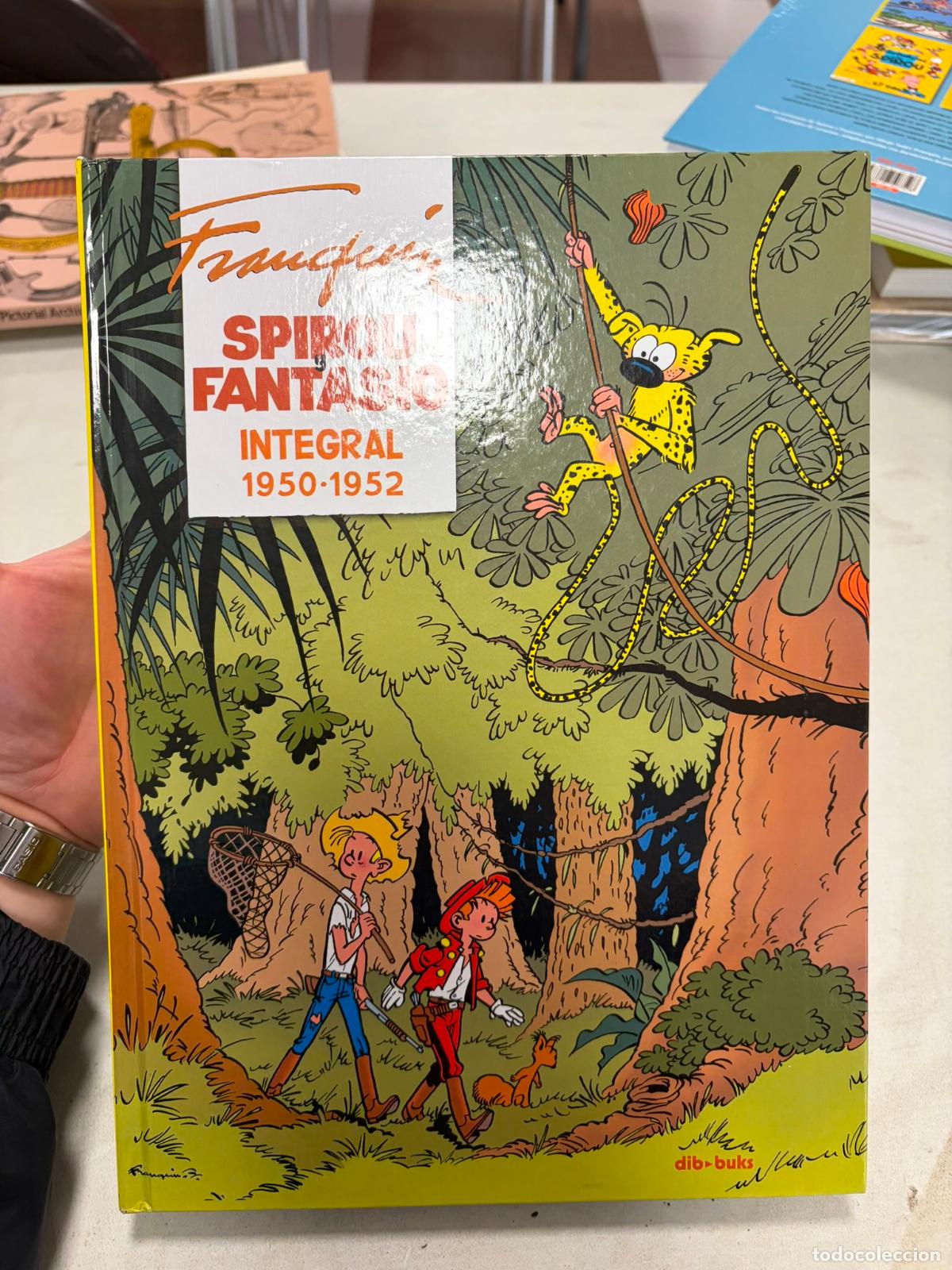 C&oacute;mics: Spirou y Fantasio integral 2 1950 - 1952. Andre Franklin. Ed. Dibbuks color tapa dura