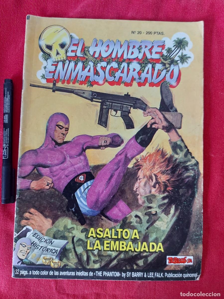 C&oacute;mics: COMICS EL HOMBRE ENMASCARADO EDICIONES B N&ordm;20 ASALTO A LA EMBAJADA ( CAJA N.&ordm; 3 )