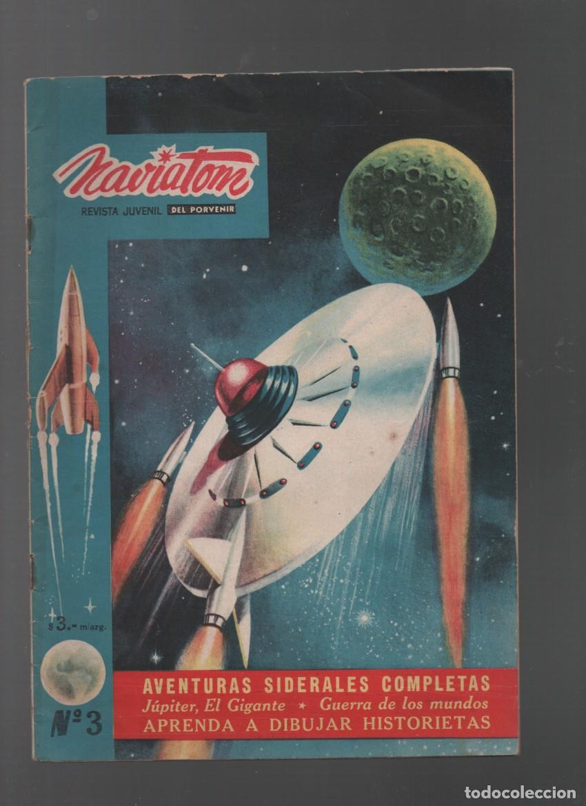 C&oacute;mics: NAVIATOM, REVISTA JUVENIL DEL PORVENIR. N&ordm; 3. EDITORIAL TREBOL, 1958