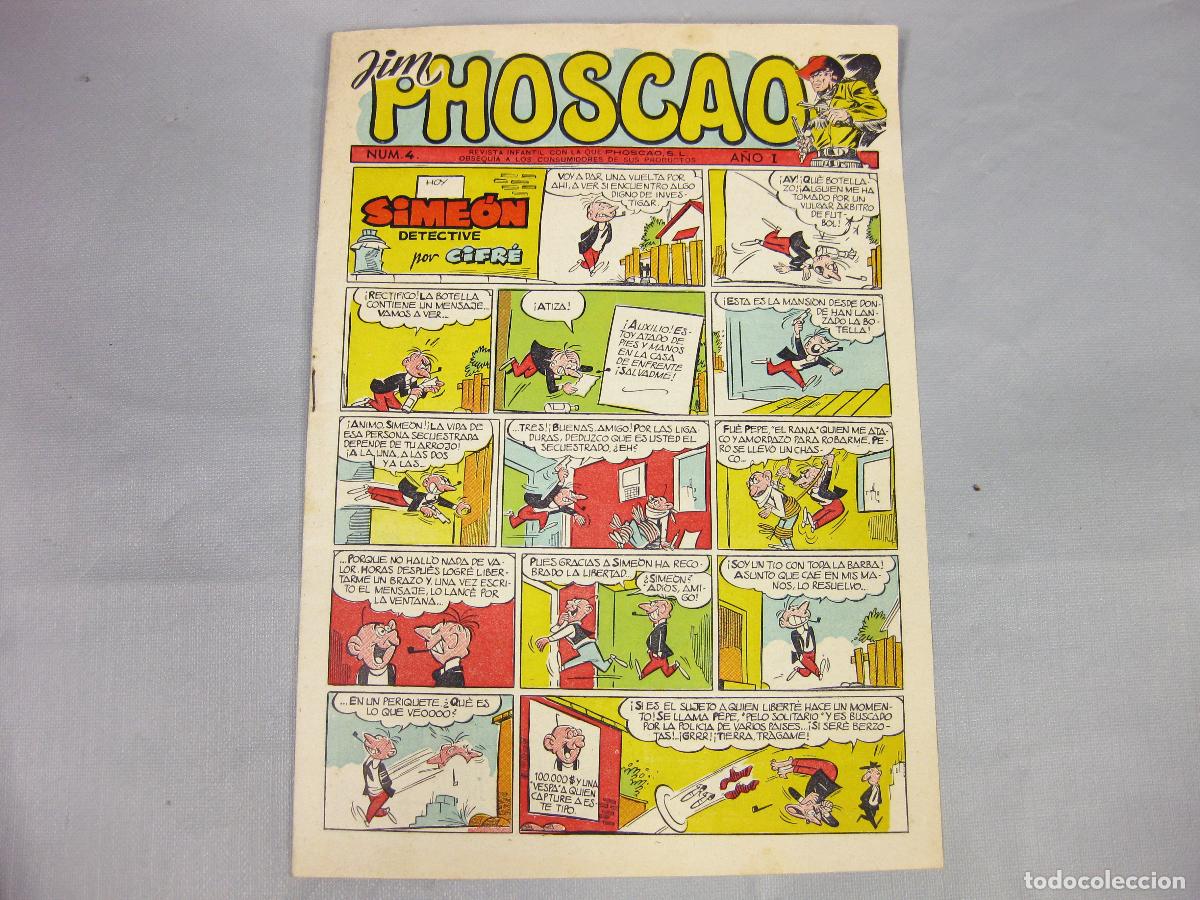 C&oacute;mics: COMIC JIM PHOSCAO N&ordm; 4 OBSEQUIO DE LA MARCA