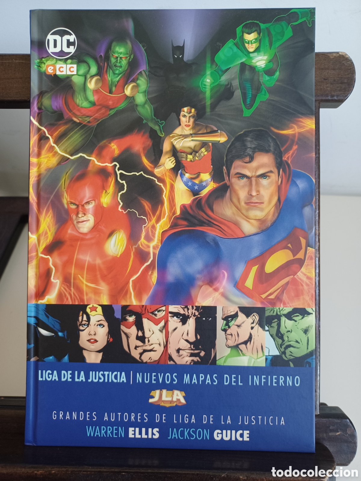 C&oacute;mics: Liga de la Justicia. Nuevos mapas del infierno. Grandes autores/ Ellis & Guice /DC ECC/ A ESTRENAR
