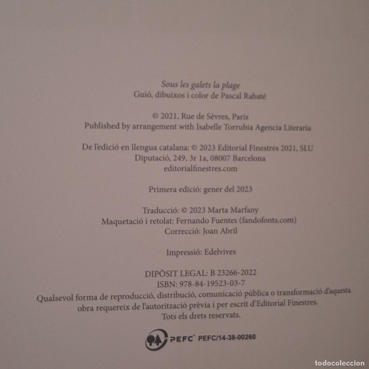 C&oacute;mics: SOTA ELS CODOLS, LA PLATJA - PASCAL RABATE - EDITORIAL FINESTRES - COMIC CATALAN 1&ordf; EDICION 2023 - Foto 2