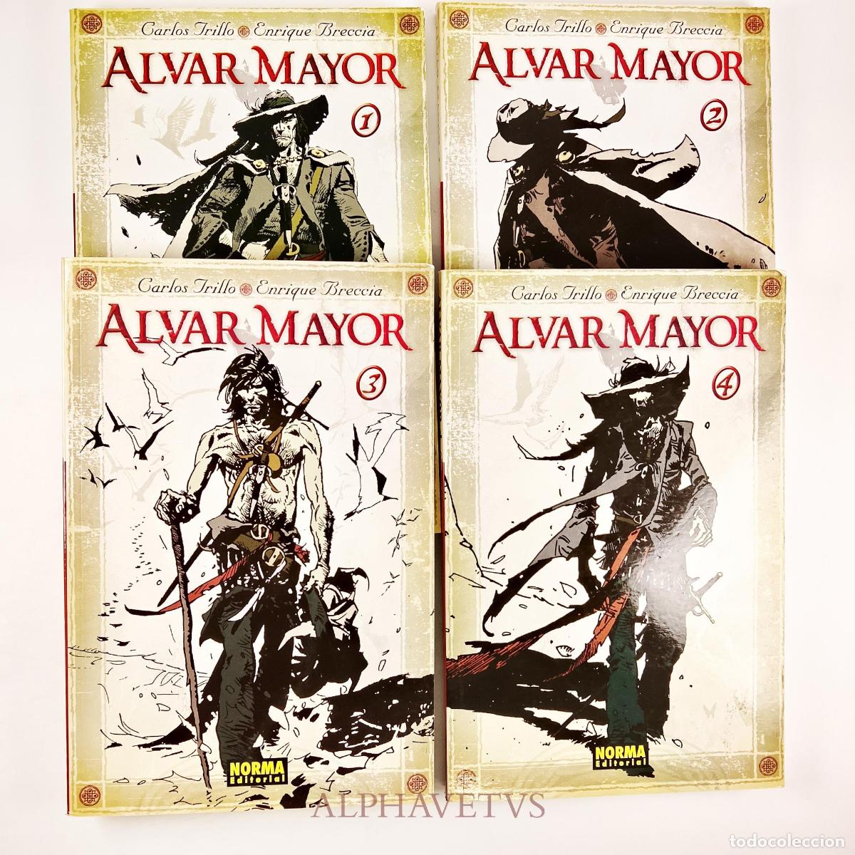 C&oacute;mics: ALVAR MAYOR - Volumenes: 1, 2, 3, 4 - Trillo, Carlos;Breccia, Enrique