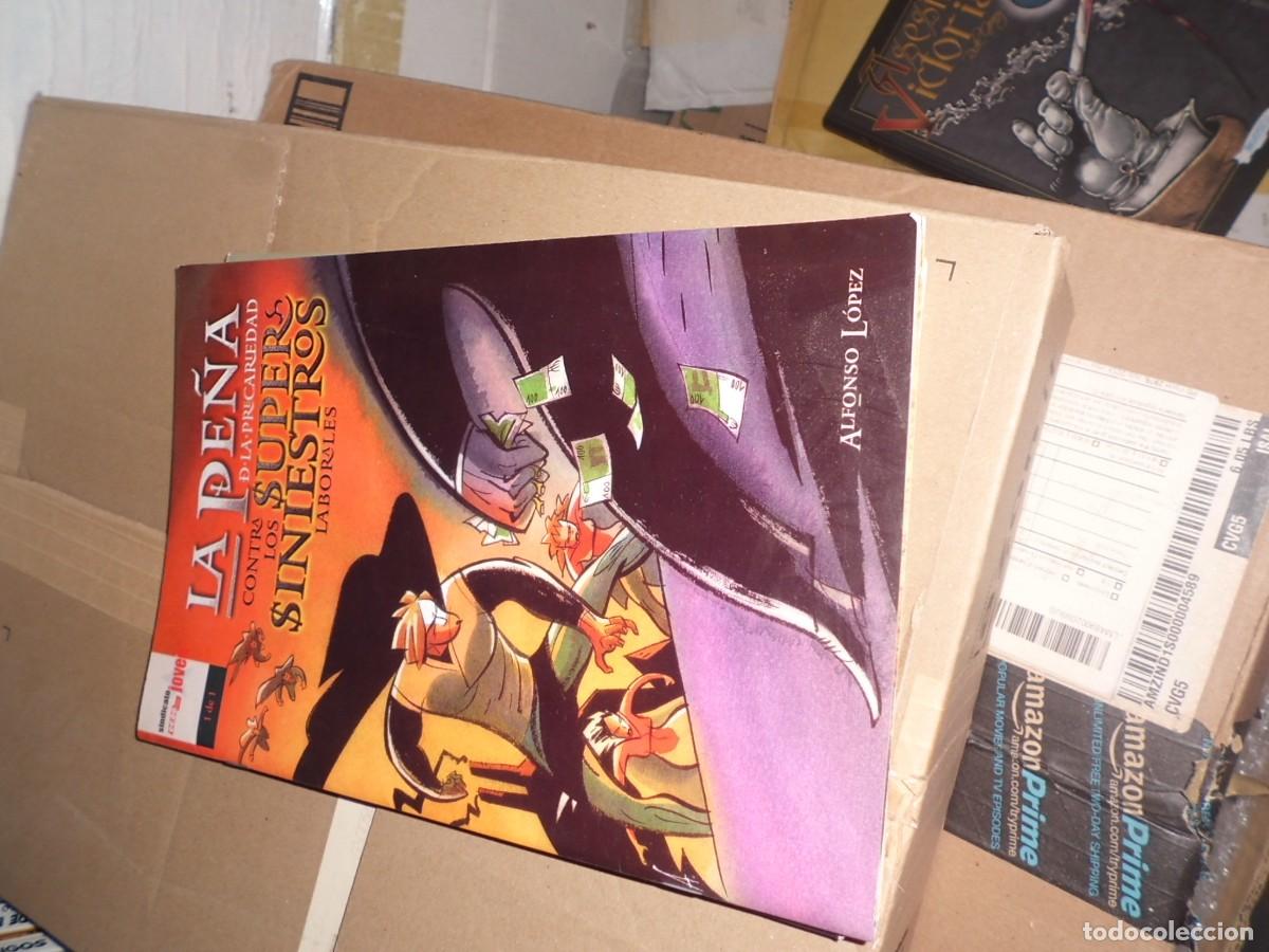 C&oacute;mics: LA PE&Ntilde;A DE LA PRECARIEDAD CONTRA LOS SUPERSINIESTROS LABORALES ALFOSO LOPEZ C.C.O.O