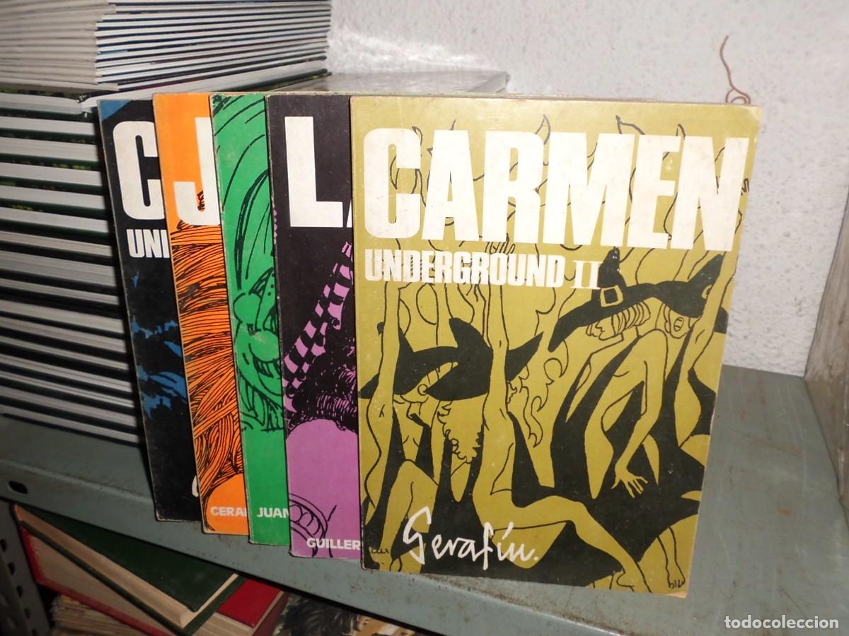 C&oacute;mics: COLECCI&Oacute;N EROGYS COMPLETA 5 TOMOS (CARMEN UNDERGROUND-JEZIDIS-LAURA-LEILA)