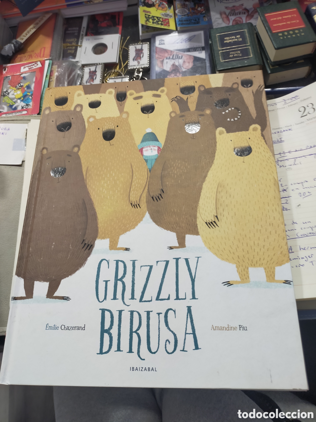 C&oacute;mics: GRIZZLY BIRUSA EMILIE CHAZERAND IBAIZABAL TAPA DURA EUZKERA NUEVO