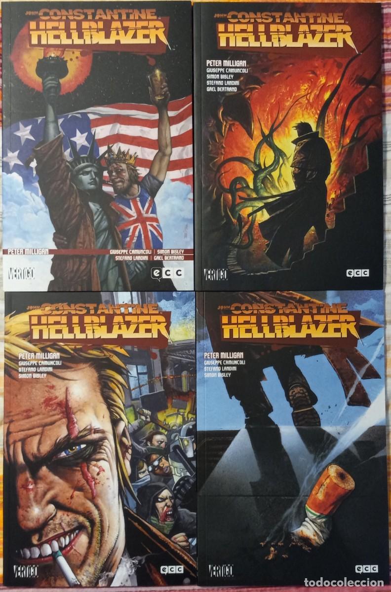 C&oacute;mics: HELLBLAZER: PETER MILLIGAN #7-10, MILLIGAN + CAMUNCOLI + BISLEY + LANDINI (ECC)