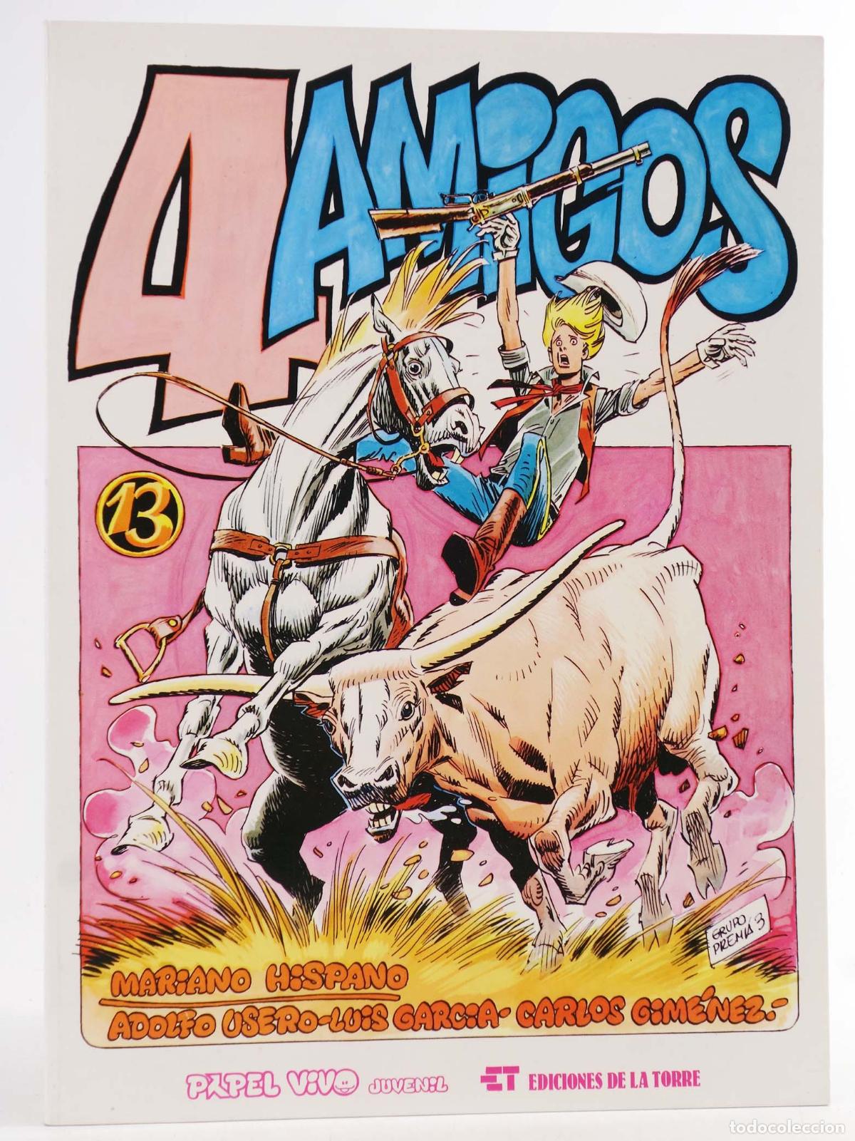 C&oacute;mics: PAPEL VIVO 13. CUATRO 4 AMIGOS (Vvaa) De La Torre, 1980