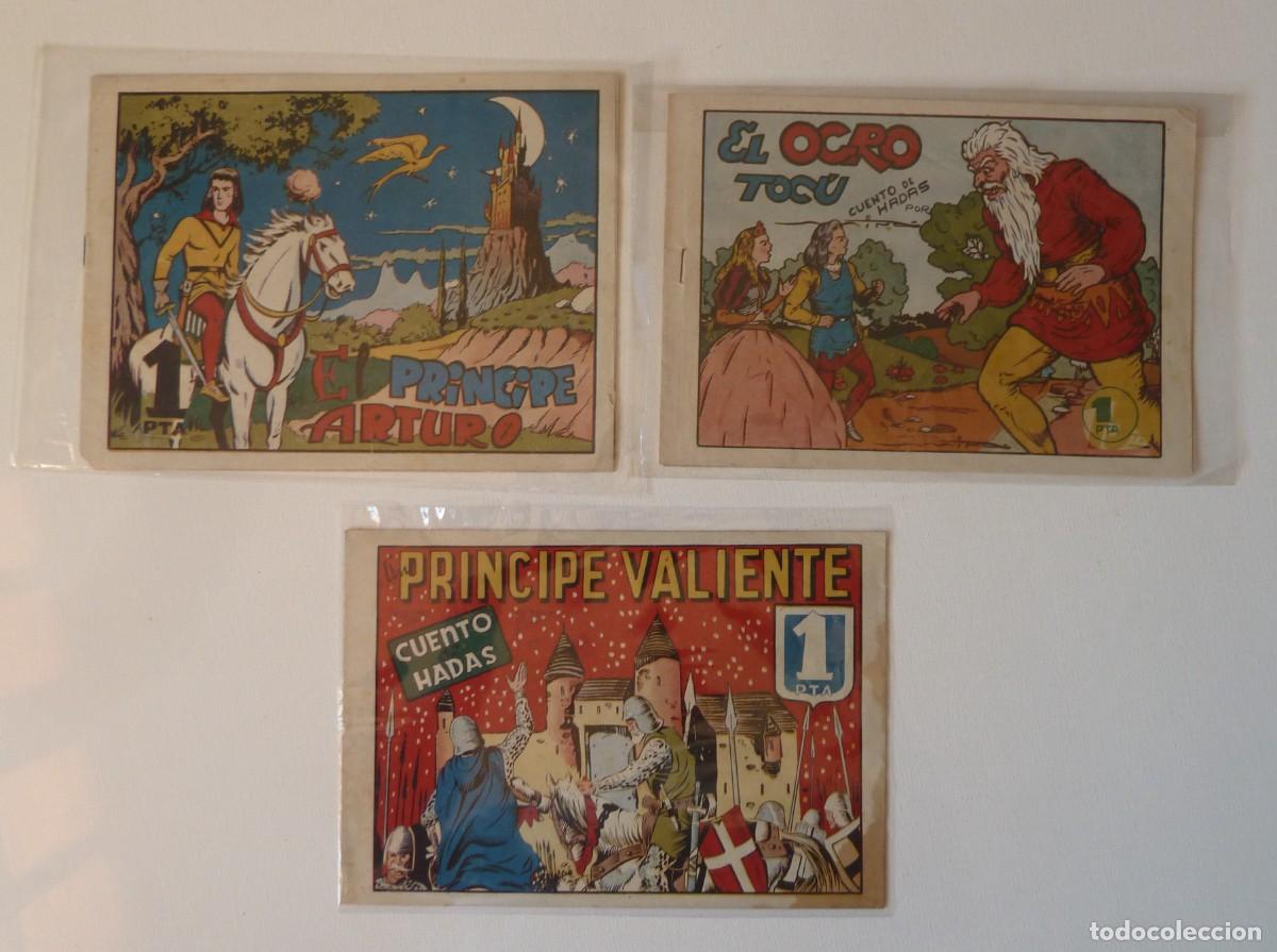 Comics: CUENTOS DE HADAS HERCULES, COLECCION COMPLETA DE 3,ED. HERCULES 1948, RECORTABLES EN LA TRASERA